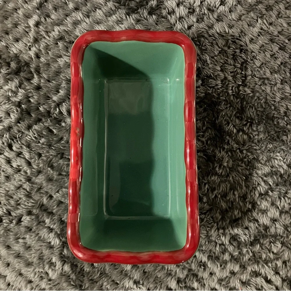 Nantucket ceramic mini loaf pan 